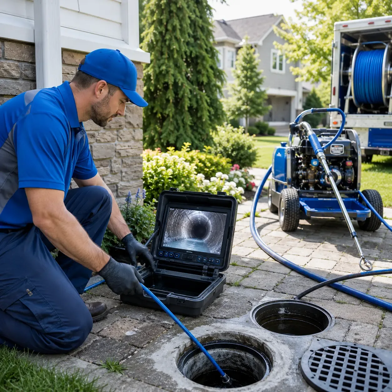 Outdoor drain cleaning professionals serving Savonburg, KS